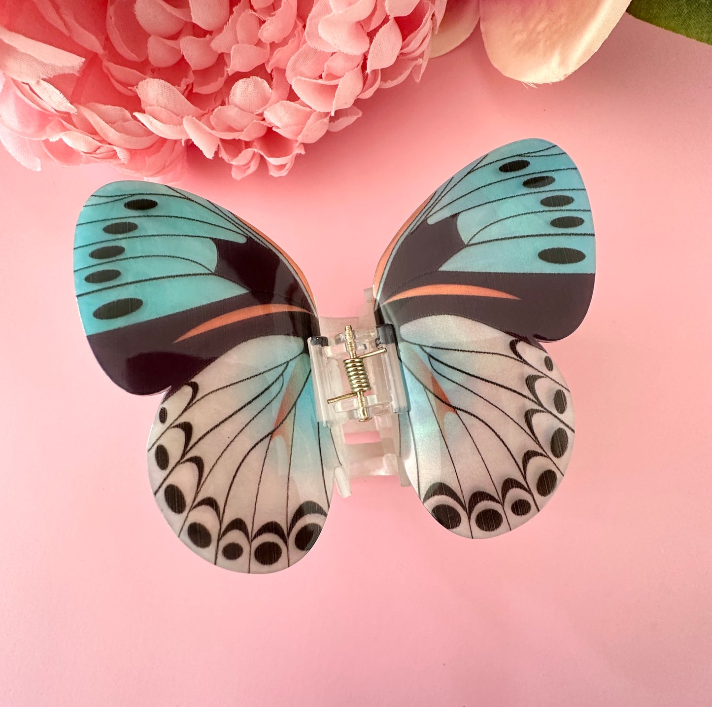 Large butterfly hair claw clip.