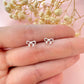 925 Sterling silver Tiny Bow stud earrings.