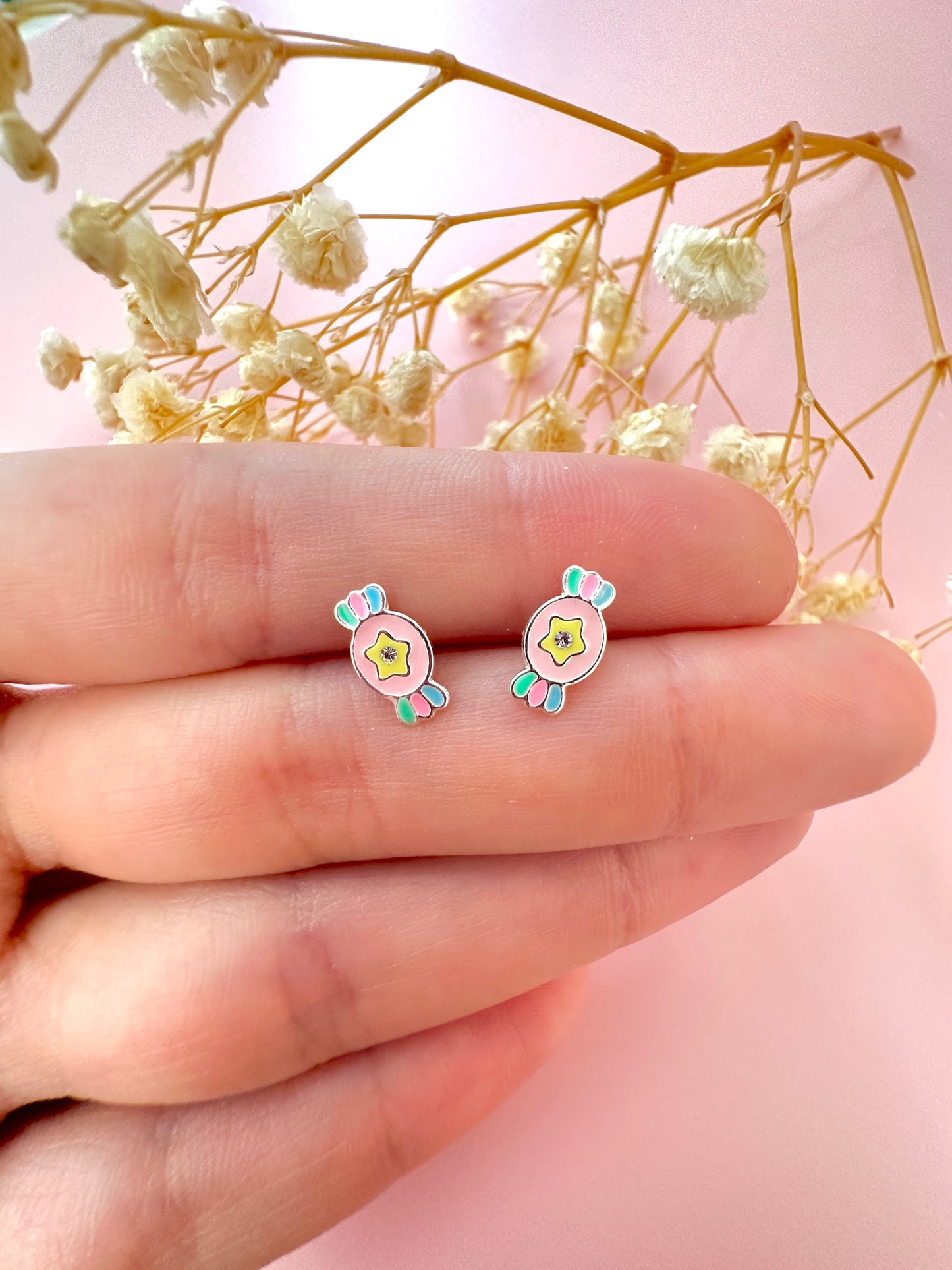 Kooky Kids Candy Sweet sterling silver earrings